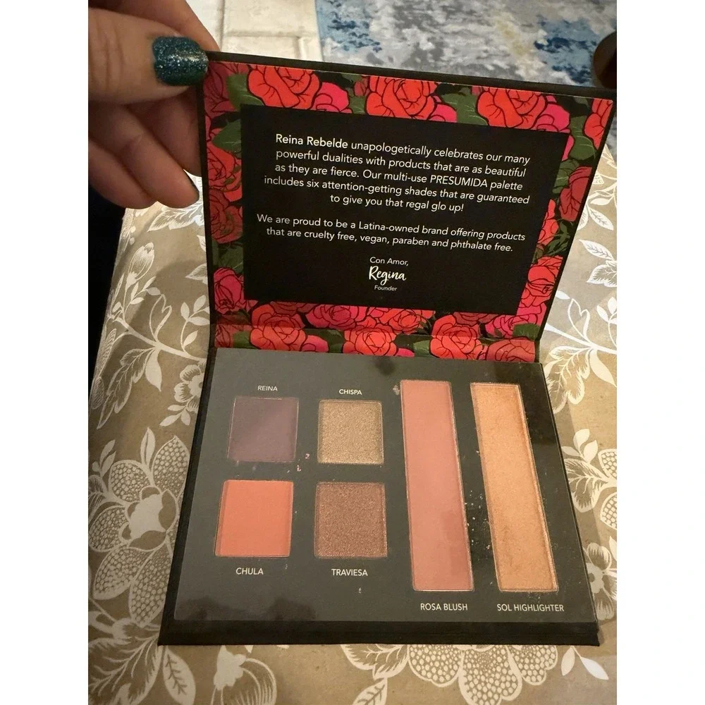 Reina Rebelde On Your Face + Eyes Color Palette in Presumida Eyeshadow New $29